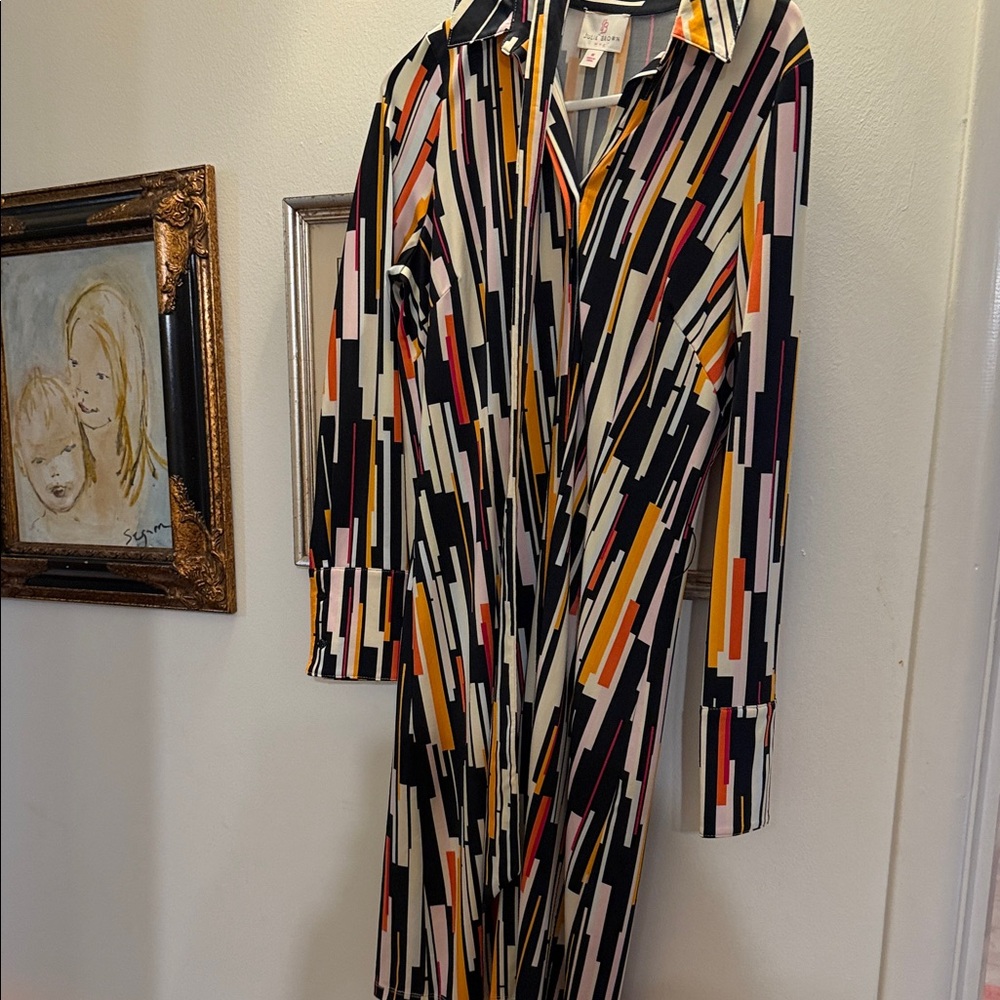 Stylish Multicolor Geometric Dress